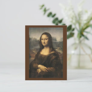 Mona Lisa -Leonardo Da Vinci Helg Vykort