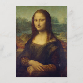 Mona Lisa - Leonardo da Vinci Inbjudningar