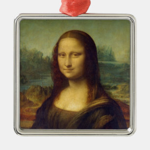 Mona Lisa - Leonardo da Vinci Julgransprydnad Metall