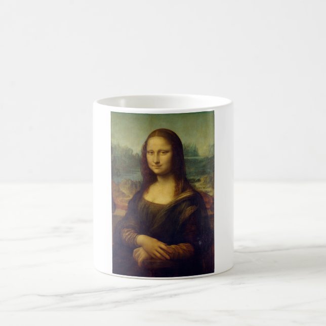 Mona Lisa, Leonardo da Vinci Kaffemugg (Center)
