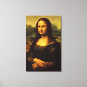 Mona Lisa, Leonardo Da Vinci, klassisk målning Canvastryck