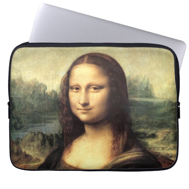 Mona Lisa Leonardo da Vinci Laptop Fodral (Framsidan)