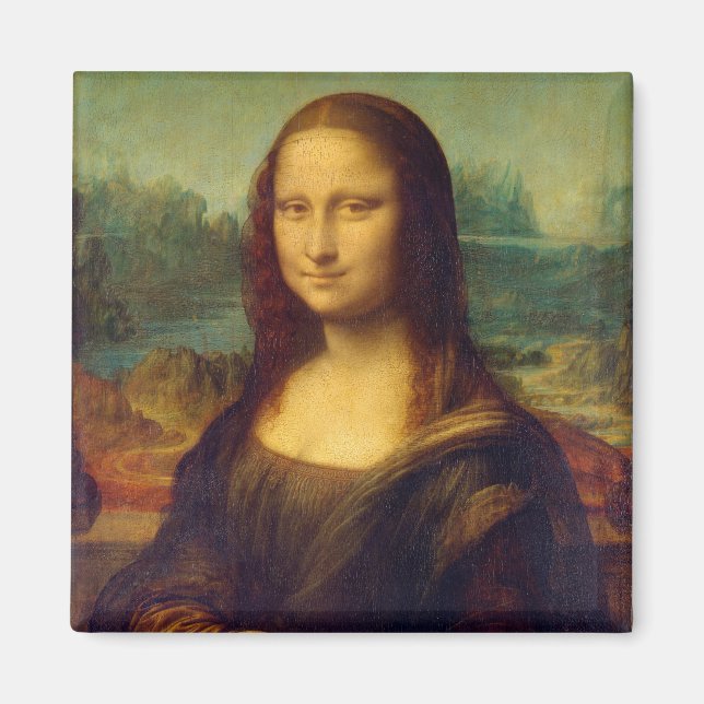 Mona Lisa - Leonardo da Vinci Magnet (Framsidan)