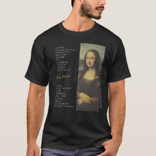 Mona Lisa Leonardo Da Vinci T Shirt