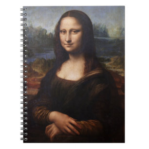 Mona Lisa & Leonardo da Vinci /vintage Italien Anteckningsbok
