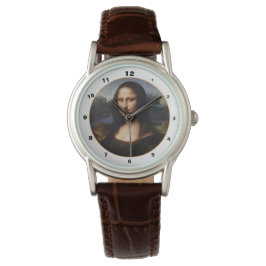Mona Lisa & Leonardo da Vinci /vintage Italien Armbandsur
