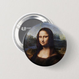 Mona Lisa & Leonardo da Vinci /vintage Italien Knapp