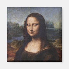 Mona Lisa & Leonardo da Vinci /vintage Italien Magnet