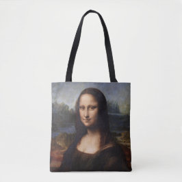 Mona Lisa & Leonardo da Vinci /vintage Italien Tygkasse