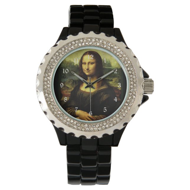 Mona Lisa, målning av berömd, Armbandsur (Framsida)
