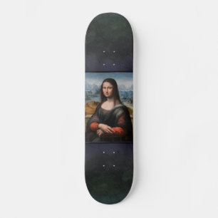 Mona Lisa-målning Skateboard Bräda 20 Cm