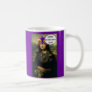 Mona Lisa Mardi Gras Kaffemugg