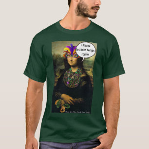 Mona Lisa Mardi Gras T Shirt