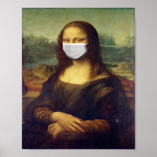 Mona Lisa Mask Poster (Framsidan)