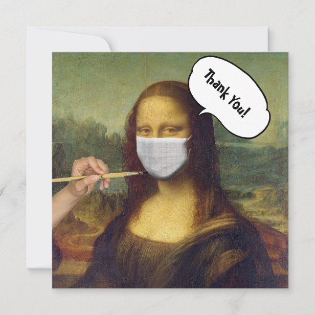 Mona Lisa masked Kort (Framsida)