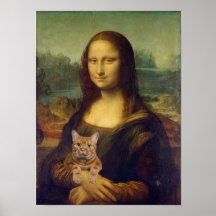Mona Lisa med Cat