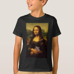 Mona Lisa med hamster T Shirt