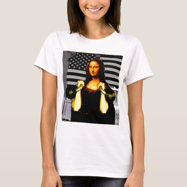 Mona Lisa med KettleBells T-shirt (Framsida)