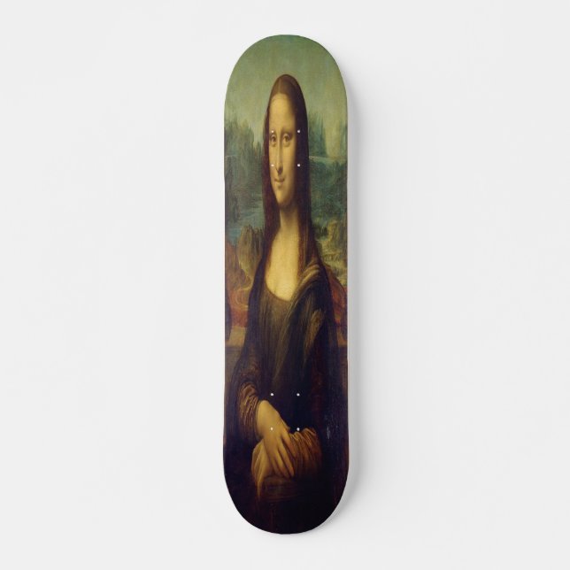 Mona Lisa Mini Skateboard Bräda 18,5 Cm (Framsida)