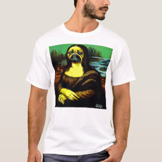 Mona-Lisa-Mops $22,95 T Shirt