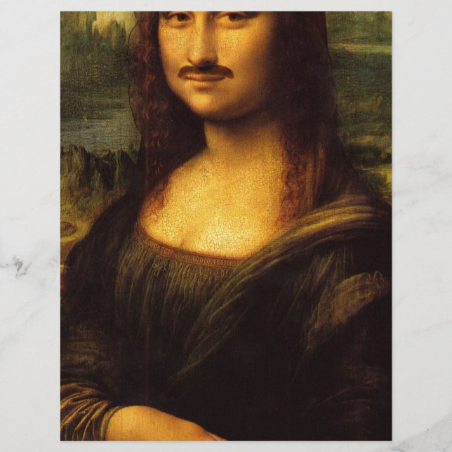 mona lisa mustasch (Framsida)