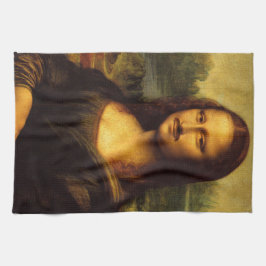 Mona lisa mustasch kökshandduk