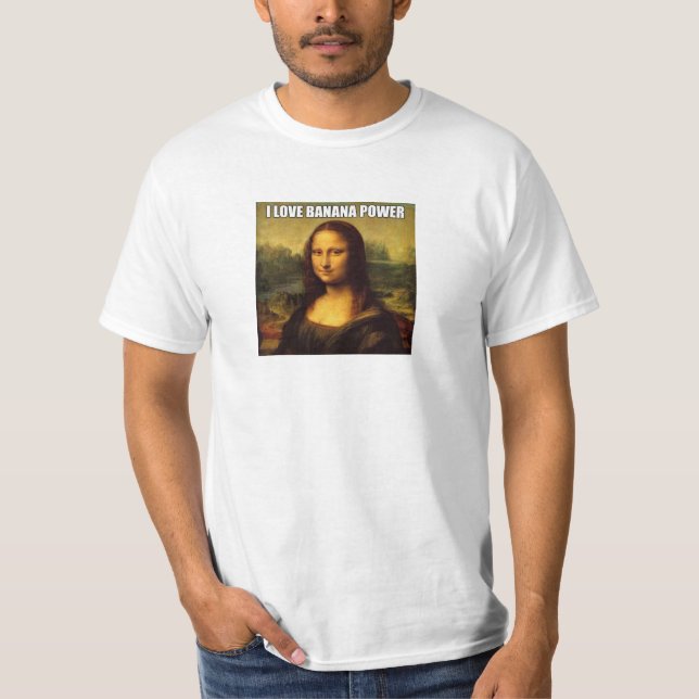 mona lisa något att säga tee shirt (Framsida)
