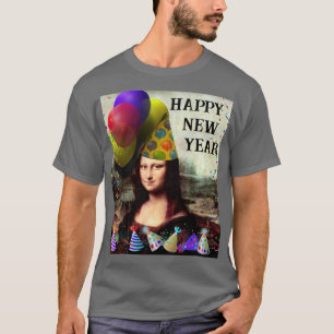Mona Lisa New Years T Shirt