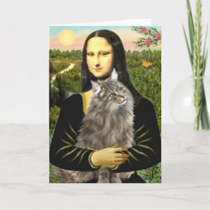 Mona Lisa - Norweigan Forest Cat Kort