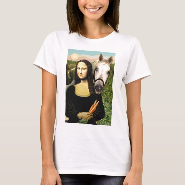 Mona Lisa och hennes Arabian Horse Tee (Framsida)