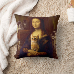 Mona Lisa och hennes katt Kudde