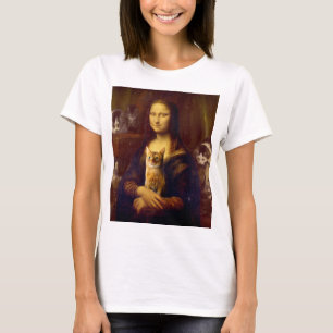Mona Lisa och hennes katt T Shirt