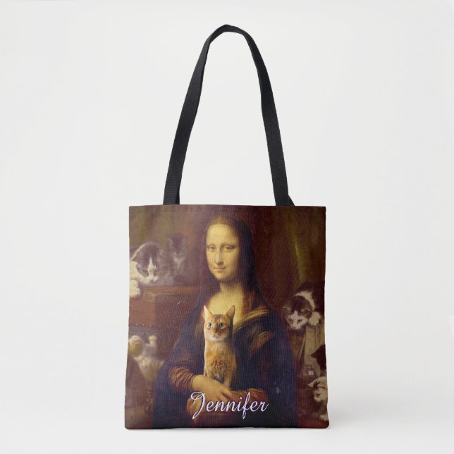Mona Lisa och hennes katt Tygkasse (Framsida)