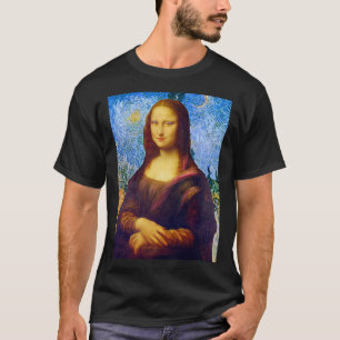 Mona Lisa och Van Gogh T Shirt