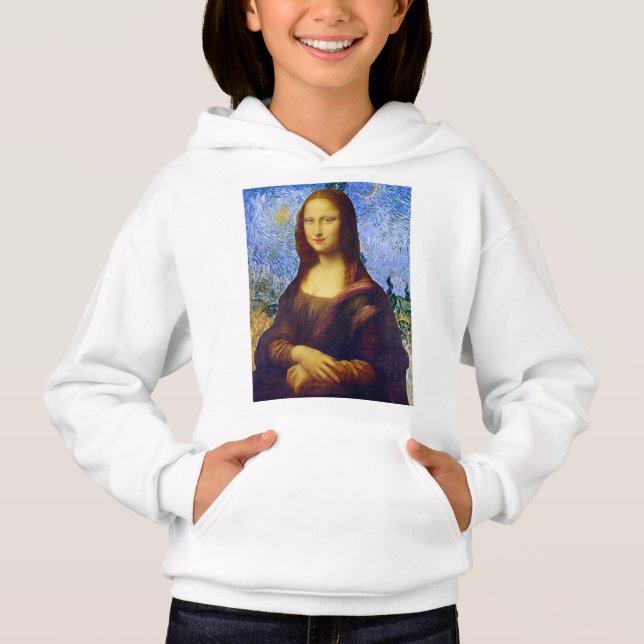 Mona Lisa och Van Gogh T Shirt (Framsida)