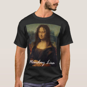 Mona Lisa Office-jobbet Morgon Lisa La Gioconda T Shirt