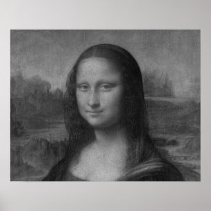 Mona lisa Oljemålning Canvas Poster