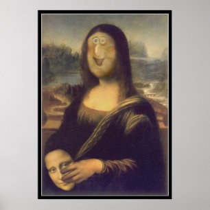 Mona Lisa - Omasked Poster