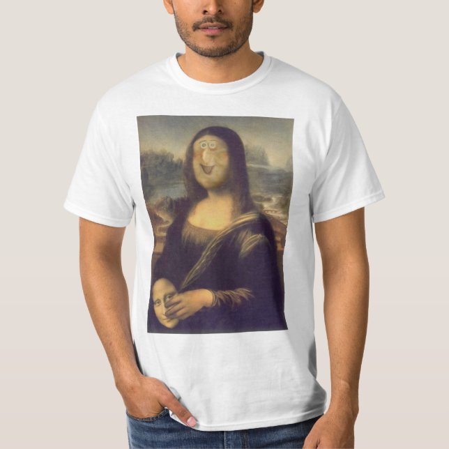 Mona Lisa - Omasked T Shirt (Framsida)