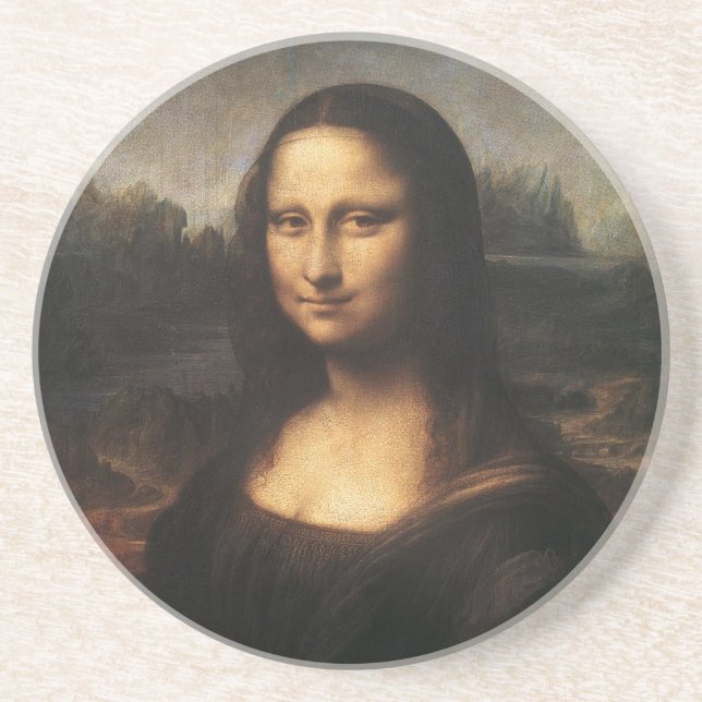 Mona Lisa på duk Underlägg (Framsidan)