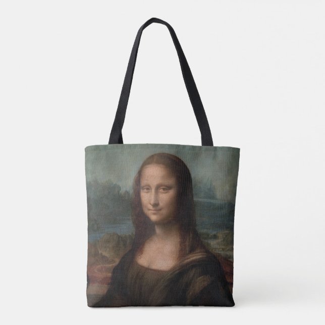 Mona Lisa Painting Tygkasse (Baksida)