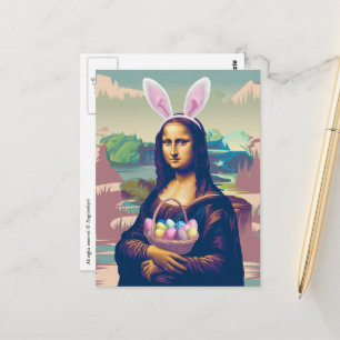 Mona Lisa Påsk Vykort
