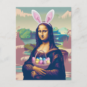 Mona Lisa påsk Vykort
