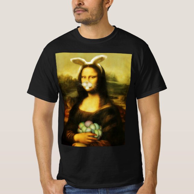 Mona Lisa, Påskharn T Shirt (Framsida)
