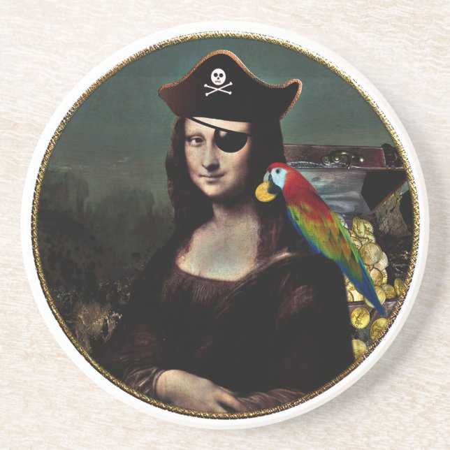 Mona Lisa Pirat kapten Underlägg (Framsidan)