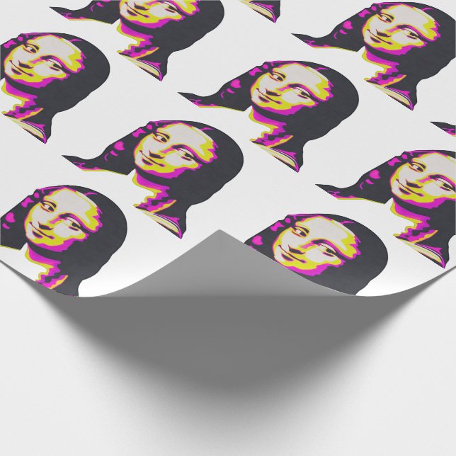 MONA LISA POP ART PRESENTPAPPER (Hörn)
