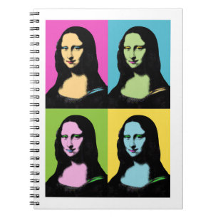 Mona Lisa - Pop Art Stil Anteckningsbok