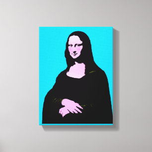 Mona Lisa Pop Art Stil Canvastryck