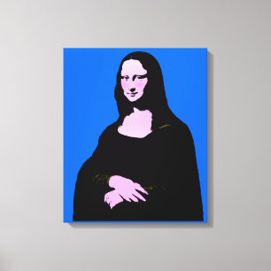 Mona Lisa Pop Art Stil Canvastryck