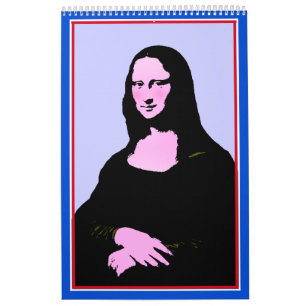 Mona Lisa Pop Art Stil Kalender
